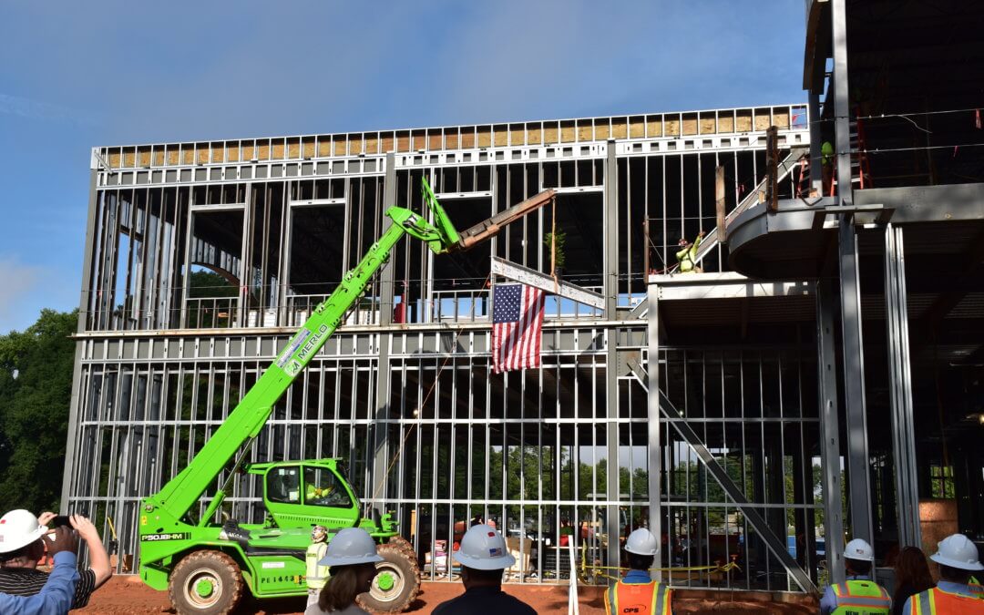 New South Tops Out on Fayetteville City Hall & Parks Project