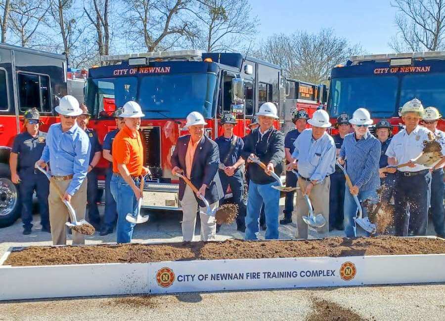 Work begins on new fire training facility in Newnan